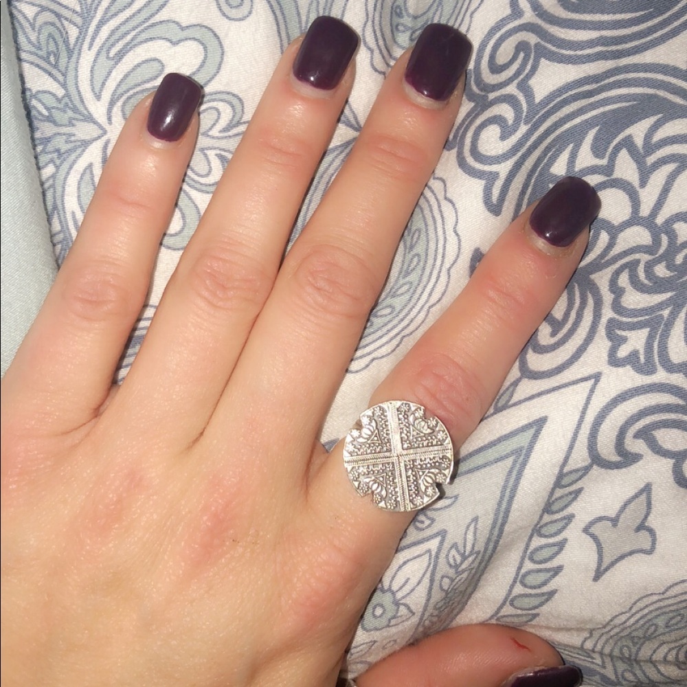 Unique Shield Style Ring